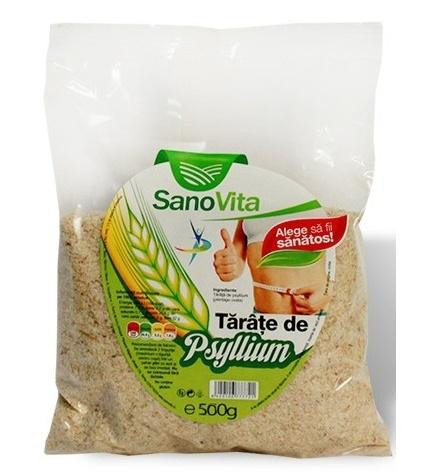 Tarate de psyllium Sanovita (Gramaj: 500 gr)