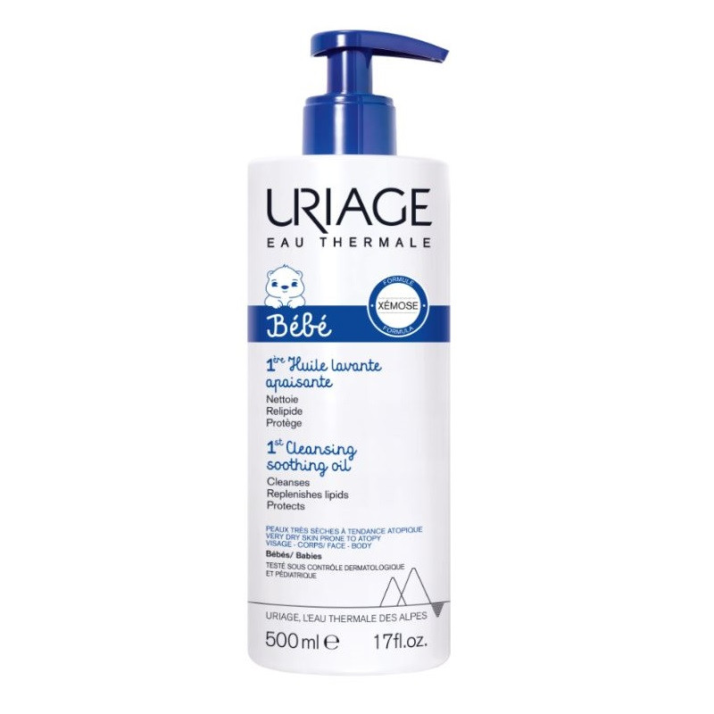 Ulei calmant de curatare 1ere Bebe Uriage (Concentratie: Ulei, Gramaj: 500 ml)