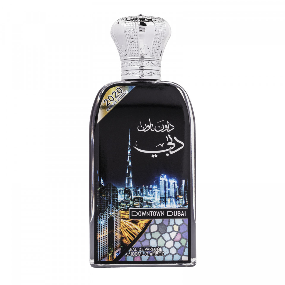 Wadi al Khaleej Downtown Dubai Apa de Parfum, Unisex, 100ml (Concentratie: Apa de Parfum, Gramaj: 100 ml)