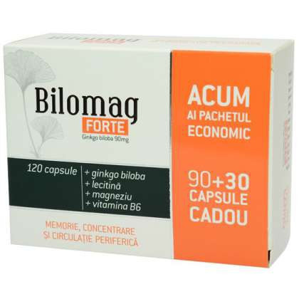 Bilomag Forte (Memorie) Zdrovit 90+30 capsule (Concentratie: 310 mg)