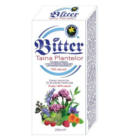 Bitter Taina Plantelor Fara Alcool Hypericum 200 ml (Concentratie: 200 ml)