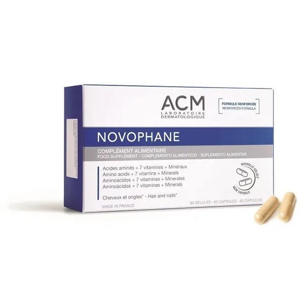 Capsule pentru par si unghii Novophane Acm, 60 capsule