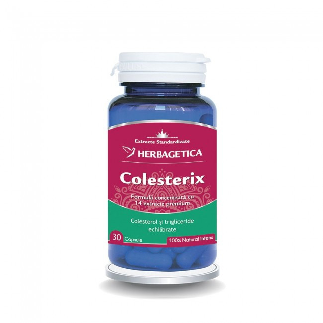 Colesterix Herbagetica (Ambalaj: 30 capsule, TIP PRODUS: Suplimente alimentare)