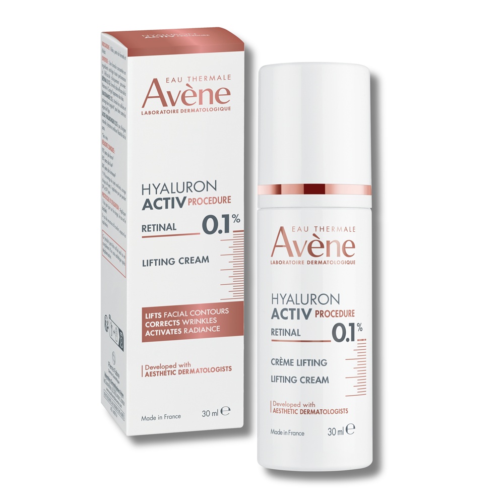 Crema de fata lifting cu 0.1% retinal Hyaluron Activ Procedure Avene, 30 ml