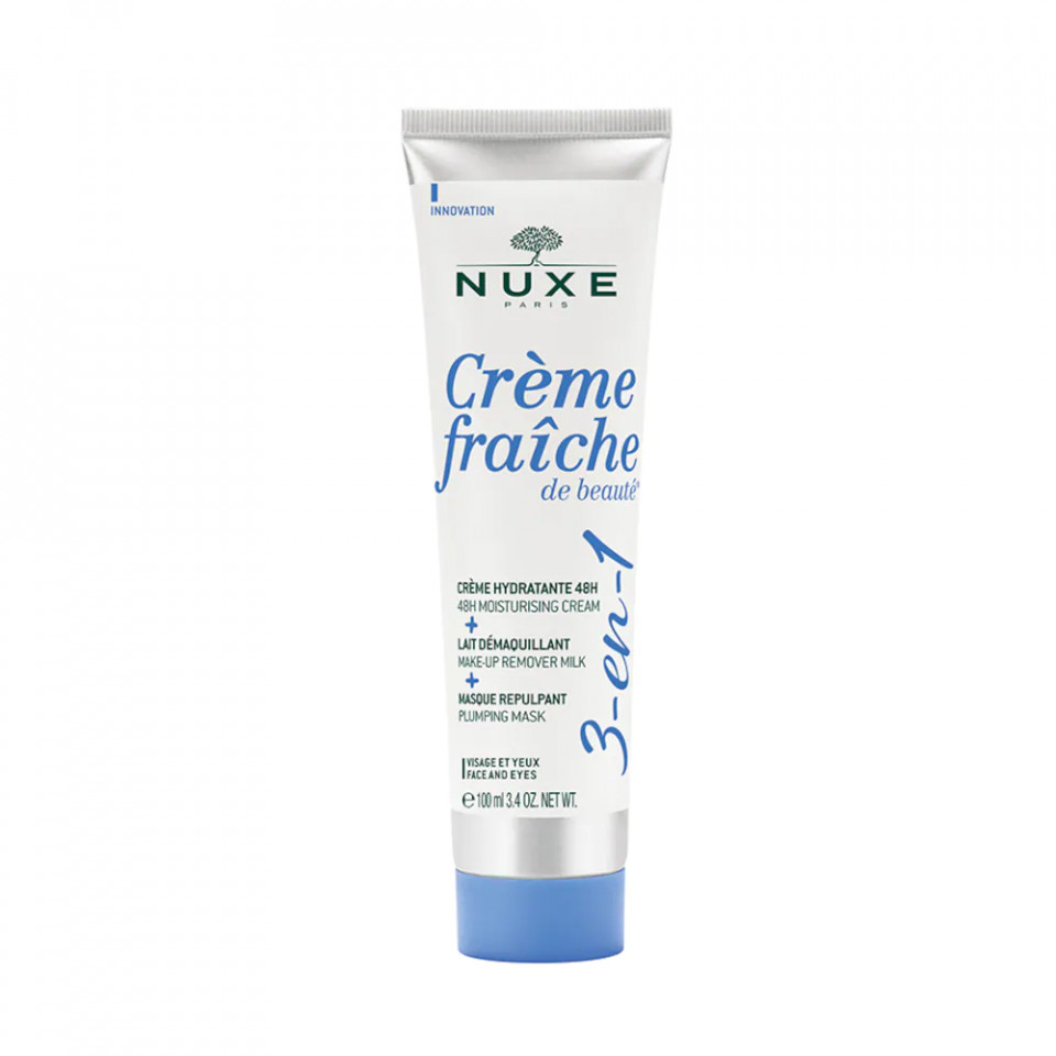 Crema de fata Nuxe Fraiche 3In1 Face Cream, Cleanser & Mask, 100 Ml (Concentratie: Crema, Gramaj: 100 ml)