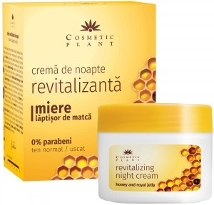 Crema de noapte revitalizanta cu miere si laptisor de matca Cosmetic Plant (Concentratie: Crema pent