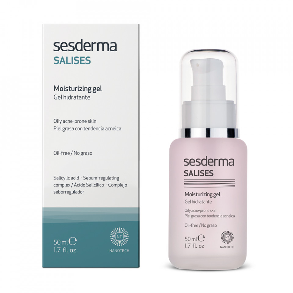 Crema-gel hidratanta pentru ten normal-mixt Salises, Sesderma (Gramaj: 50 ml, Concentratie: Gel crem