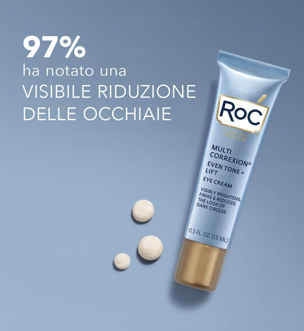 Crema pentru conturul ochilor Multi Correxion Even Tone and Lift Roc, 15 ml - 3 | YEO