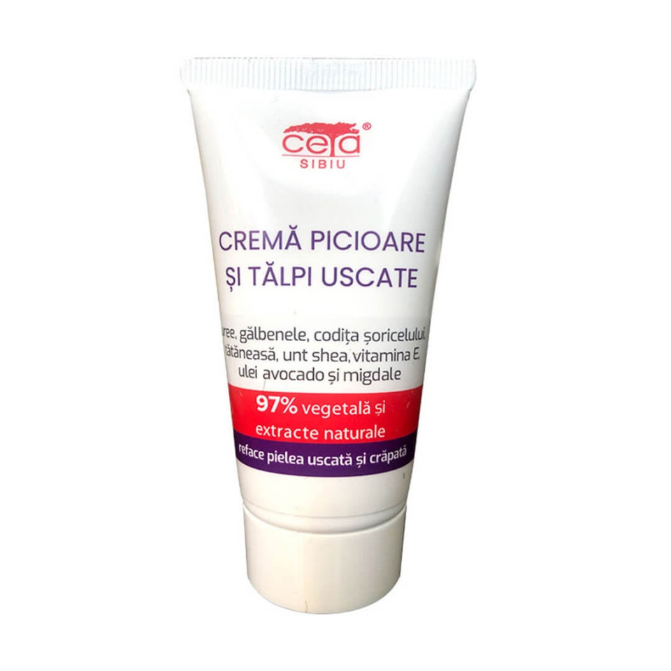 CREMA PICIOARE SI TALPI USCATE 97%VEGETALA 50ML CETA