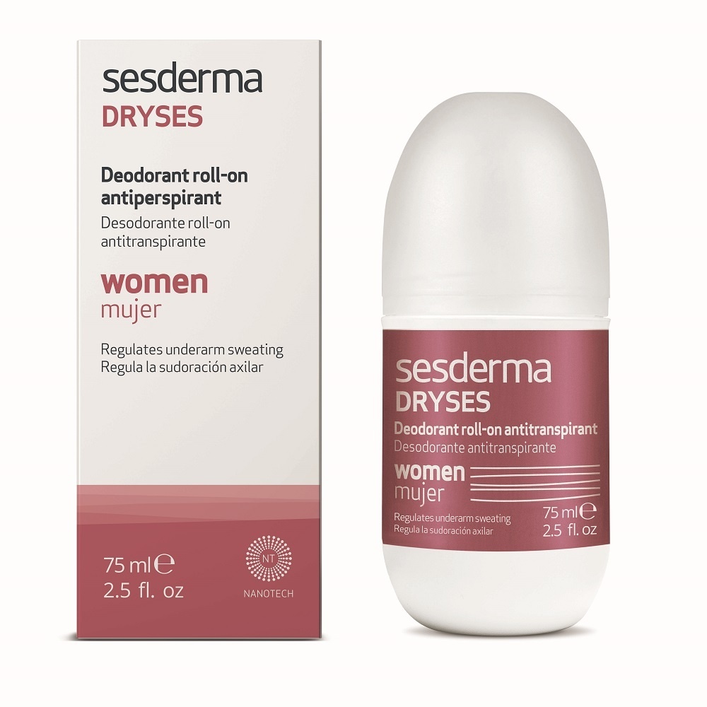 Deodorant roll-on pentru femei Sesderma Dryses, 75 ml