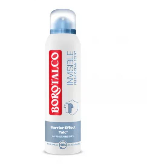 Deodorant Spray Borotalco Invisible Fresh (Concentratie: Deo Spray, Gramaj: 150 ml)