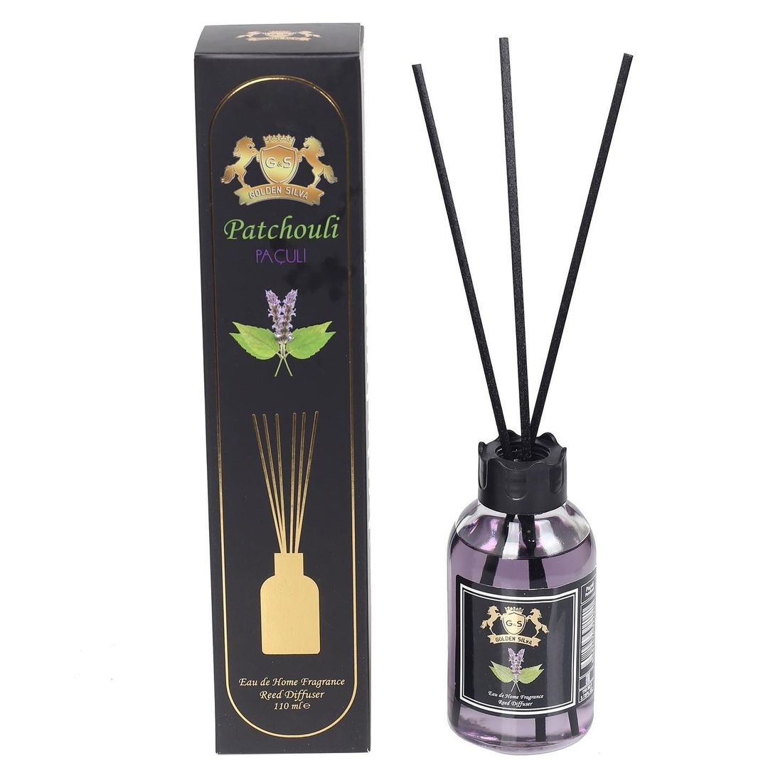 patchouli oil Difuzor de Camera cu Betisoare Golden Silva Patchouli, 110ml