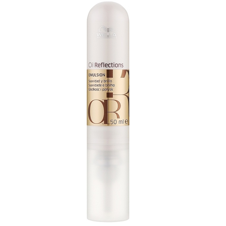 Emulsie pentru stralucire Wella Professionals Oil Reflections Smoothness & Shine pentru toate tipurile de par, 50 ml (Gramaj: 50 ml)