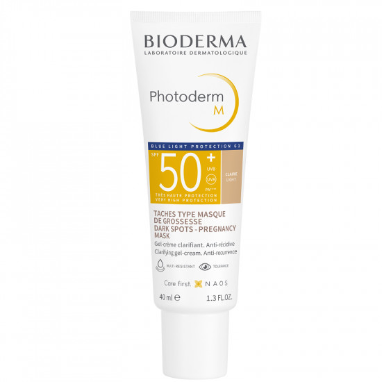 Gel-crema corectoare cu SPF50+ deschis Bioderma Photoderm M, 40 ml (Concentratie: Crema, Gramaj: 40 