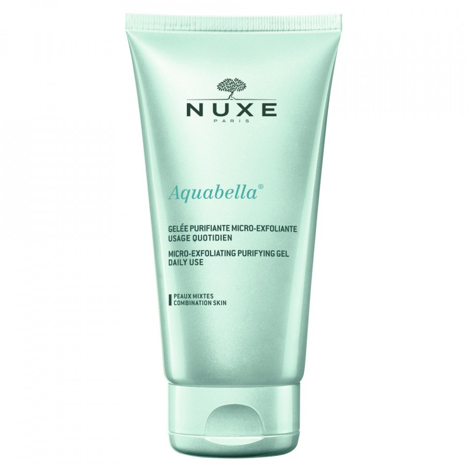 Gel de curatare Nuxe, Aquabella Exfoliating Cleansing Gel, 150 ml