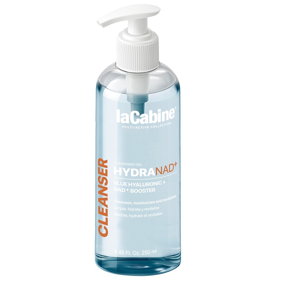 Gel de curățare pentru față cu NAD+ Booster și Acid Hialuronic HydraNAD+, La Cabine, 250 ml