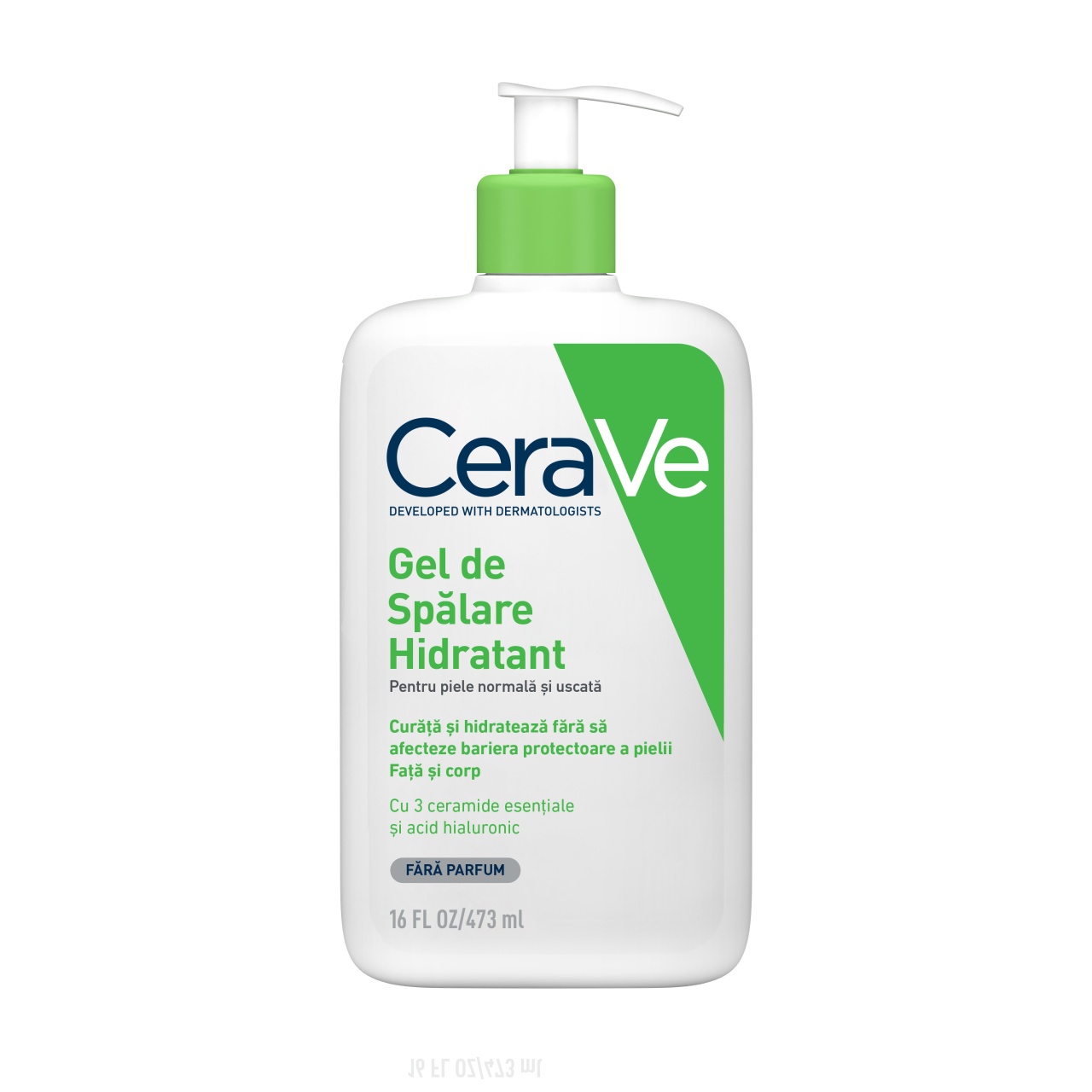 Gel de spalare hidratant Cerave pentru piele normal-uscata (Concentratie: Gel de curatare, Gramaj: 473 ml)