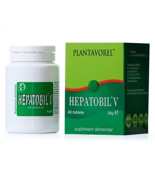 Hepatobil V Plantavorel 40 tablete