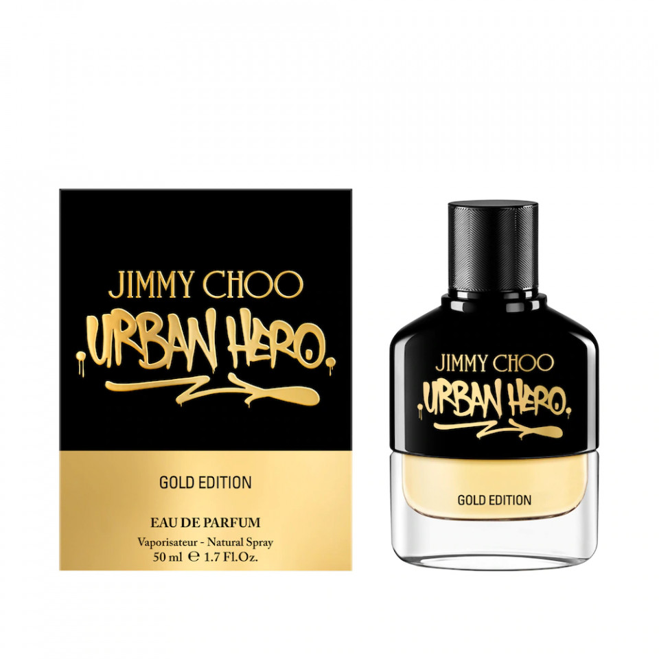 Jimmy Choo Urban Hero Gold Edition, Apa de parfum, Barbati (Concentratie: Apa de Parfum, Gramaj: 50 