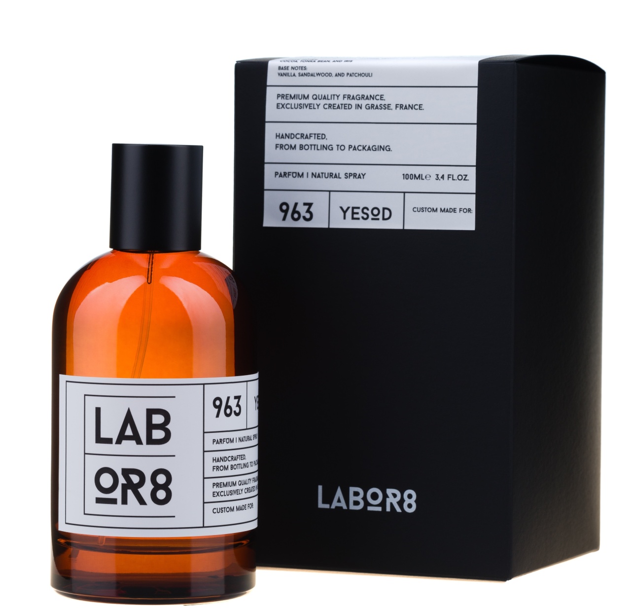 LABOR8, YESOD 963, Apa de Parfum, Unisex (Gramaj: 30 ml)