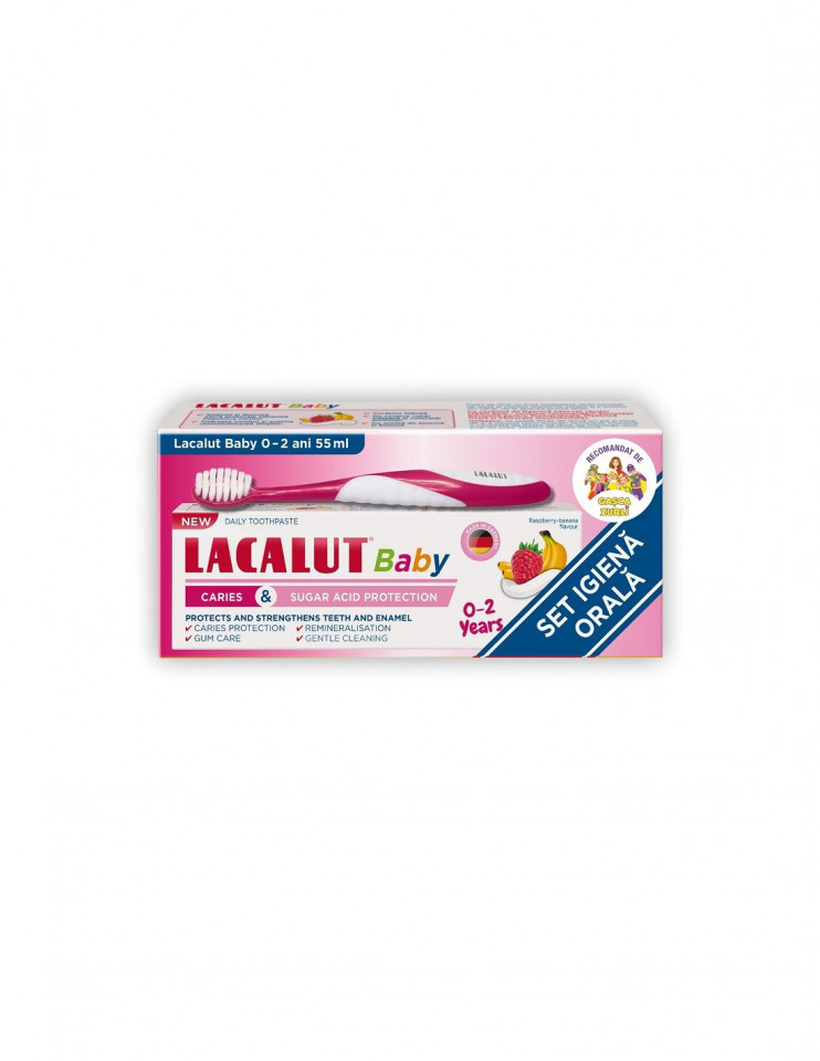 LACALUT BABY 0-2 ANI PASTA DINTI 55ML + PERIUT