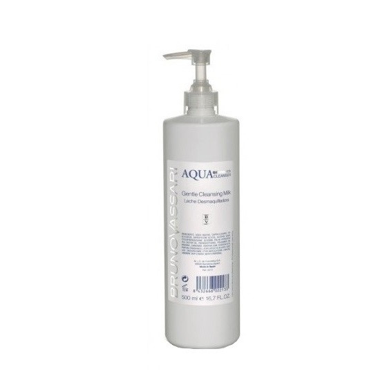 Lapte Demachiant pentru fata Bruno Vassari Aqua Genomics, Glicerina (Gramaj: 250 ml)