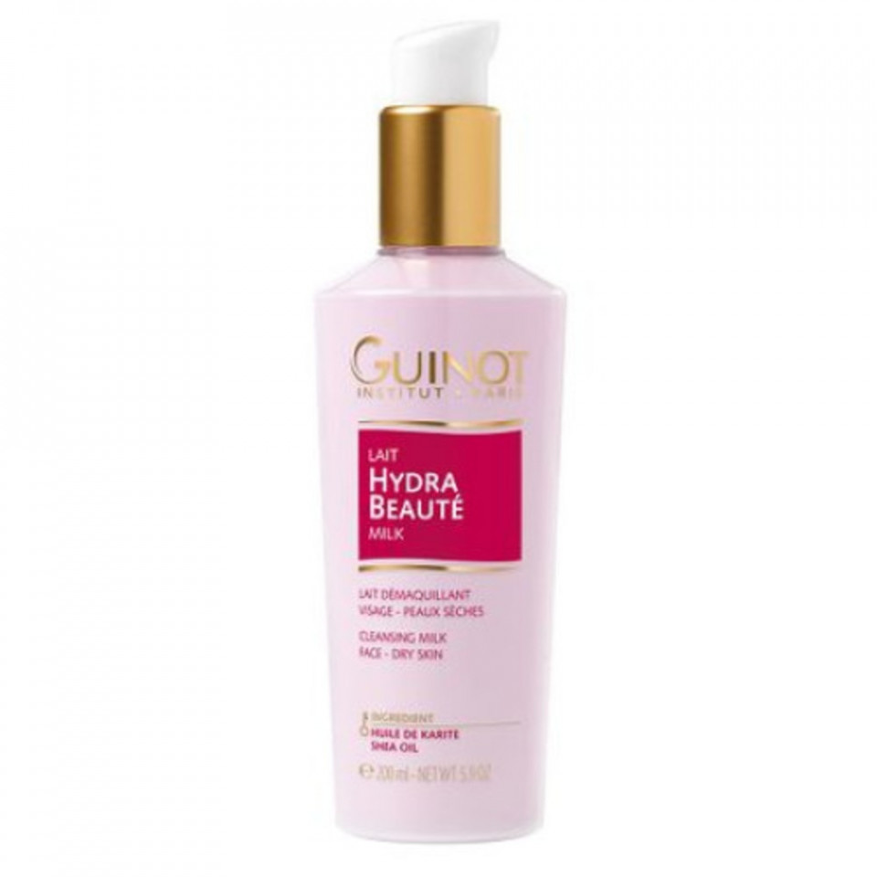 Lapte demachiant pentru ten uscat Guinot Hydra Beaute, 200 ml