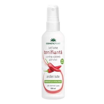 Lotiune tonifianta pentru par cu ardei iute Cosmetic Plant (Concentratie: Lotiune, Gramaj: 100 ml)