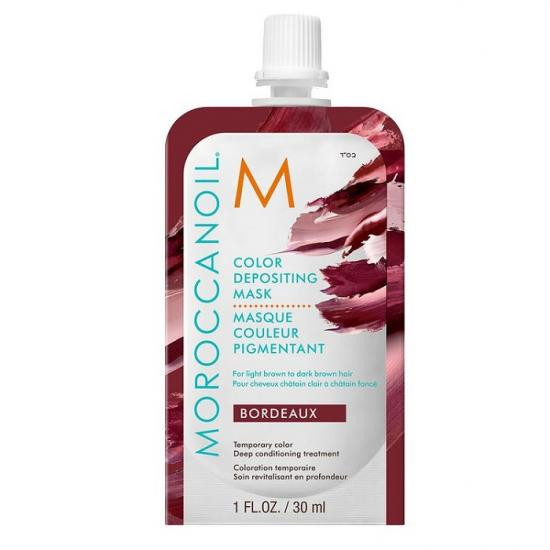 Masca de par nuantatoare Moroccanoil (Concentratie: Masca, Gramaj: 30 ml, Culoare produse: Bordeaux)