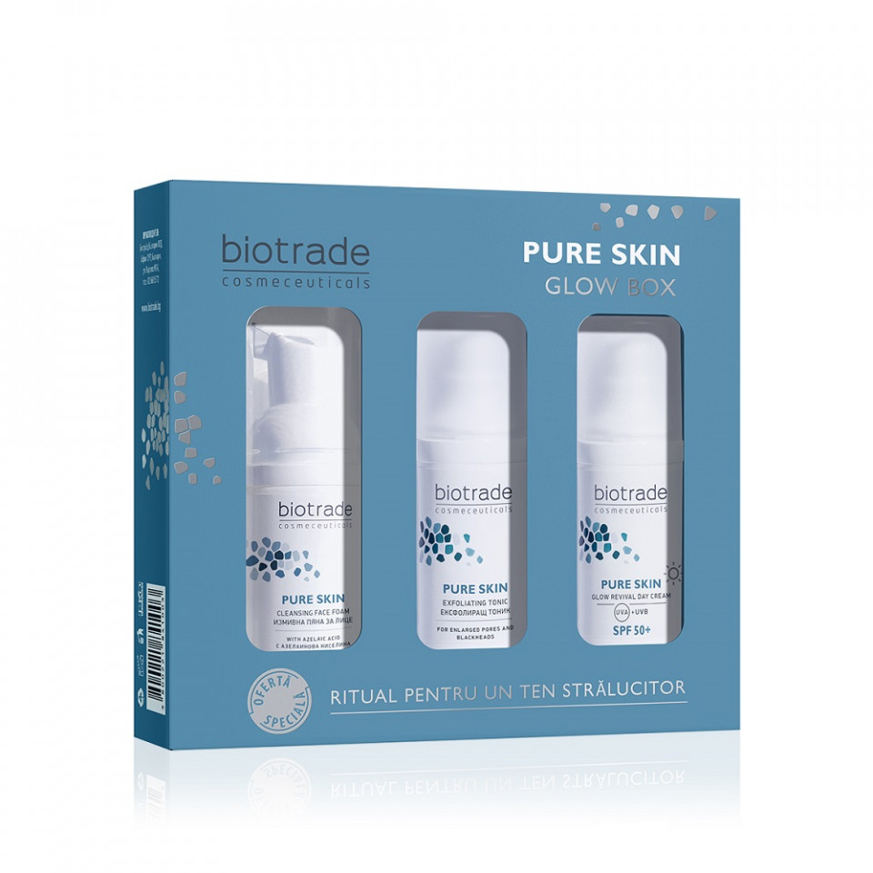 Pachet ritual pentru ten stralucitor Pure Skin, Biotrade