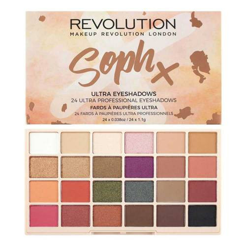 Paleta de farduri Makeup Revolution Soph Eyeshadow Palette, 26.4 g (Concentratie: Trusa de farduri, Gramaj: 26,4 g)