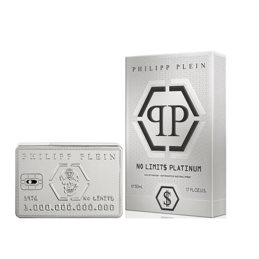 Philipp Plein No Limit$ Platinum Apa de Parfum, Barbati (Gramaj: 50 ml)