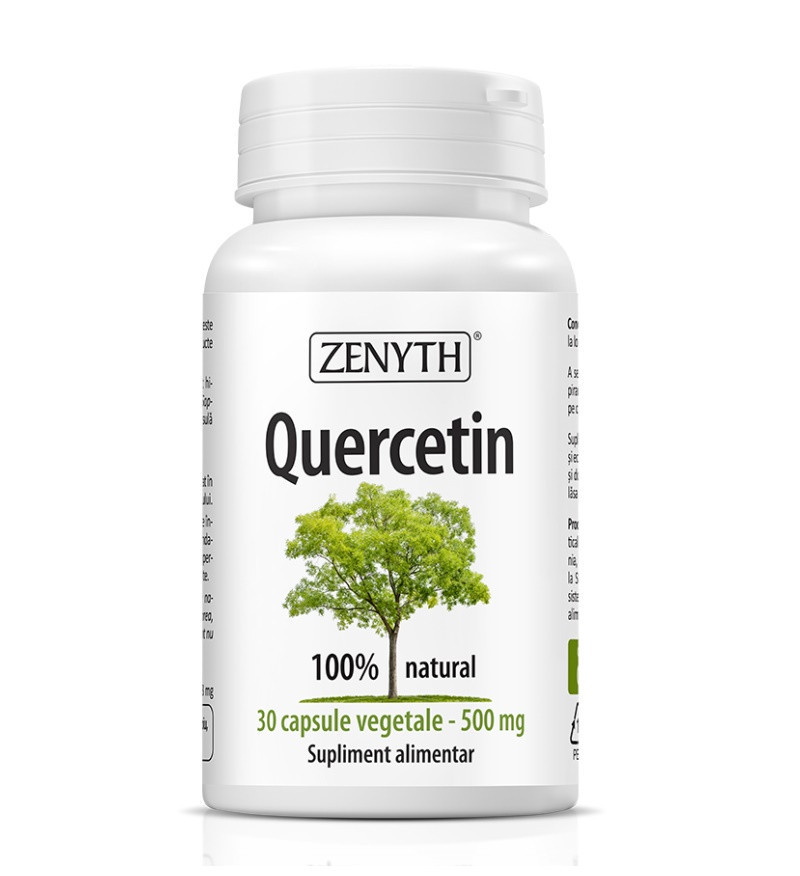 Quercetin 500mg, Zenyth (Gramaj: 30 capsule, Concentratie: 500 mg)