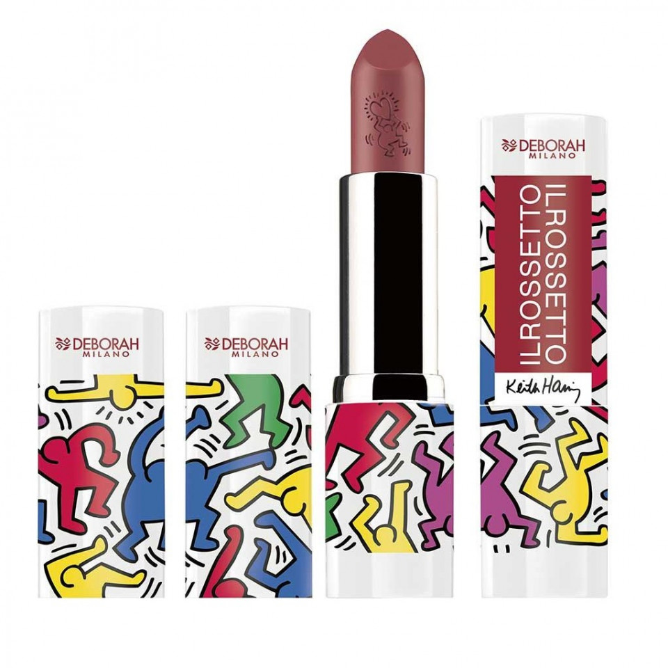 Ruj, Il Rossetto Keith Haring. (Gramaj: 4, 3 g, Nuanta Ruj: 02 Nude Rose)