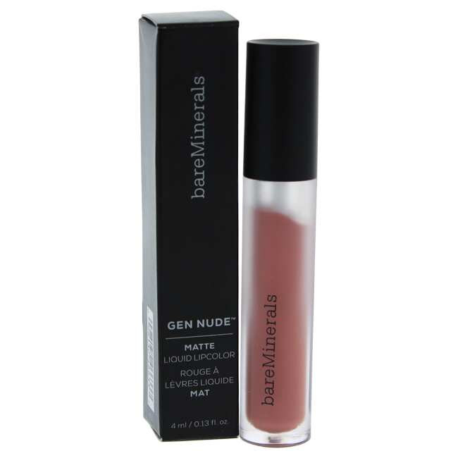 Ruj lichid Nude Matte Liquid Lipcolor BareMinerals (Gramaj: 4 ml, Nuanta Ruj: Boss)