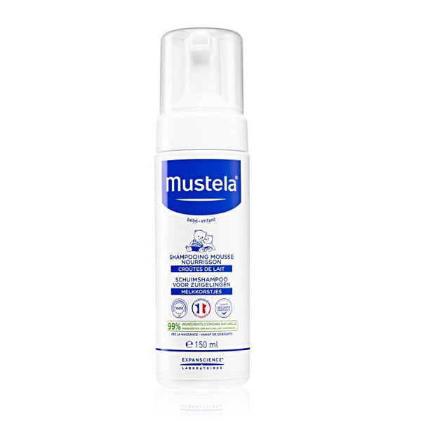 Sampon spuma pentru nou-nascuti, Mustela (Concentratie: Sampon, Gramaj: 150 ml)