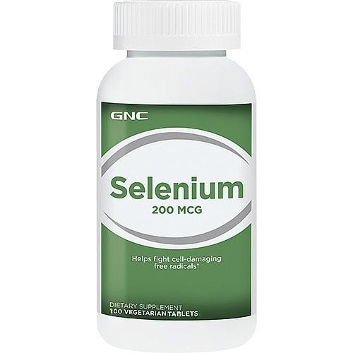 Seleniu 200 mcg , 100 tablete, GNC