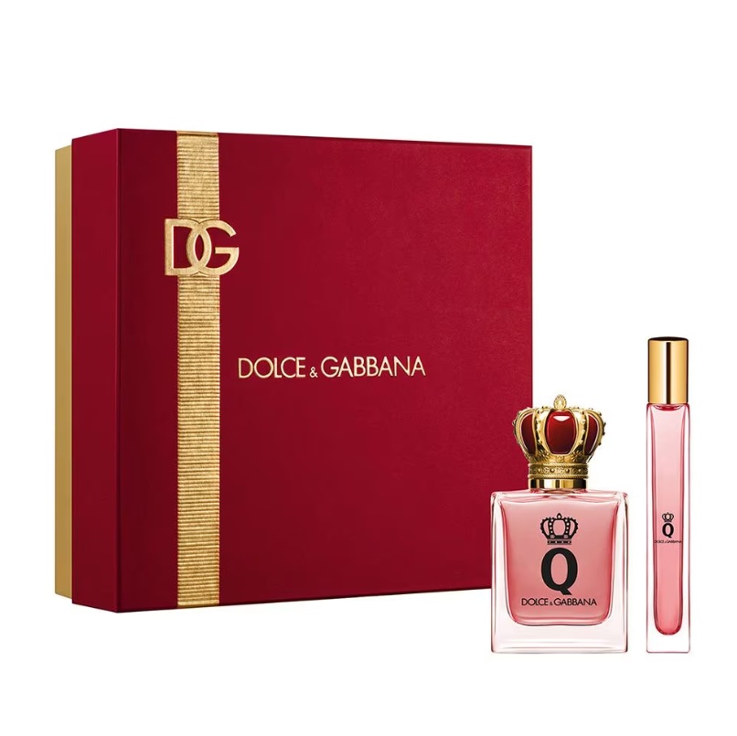 Set cadou Dolce & Gabbana Q by Dolce & Gabbana, Femei, Apa de Parfum Intense, 50 ml + 10 ml