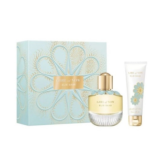 Set cadou Elie Saab Girl of Now Apa de Parfum 50 ml + Lotiune de corp, 75 ml