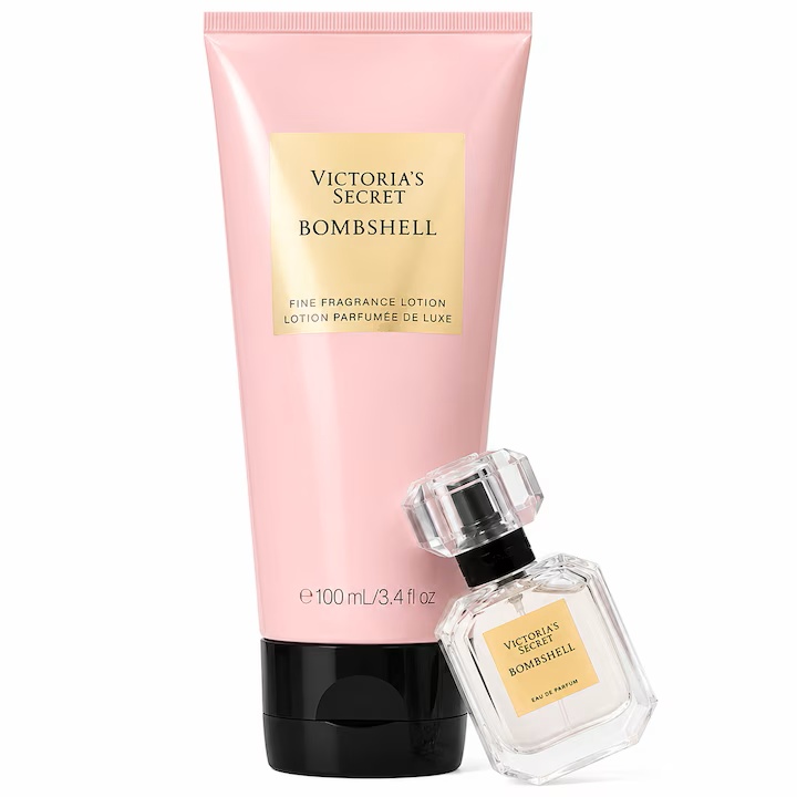 Set Victorias Secret Bombshell 7, 5ml Apa de parfum +100ml Lotiune de corp, Femei