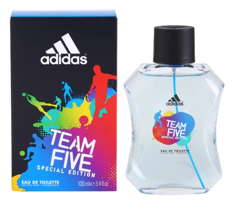 Team Five Adidas, Apa de Toaleta, Barbati (Concentratie: Apa de Toaleta, Gramaj: 100 ml)