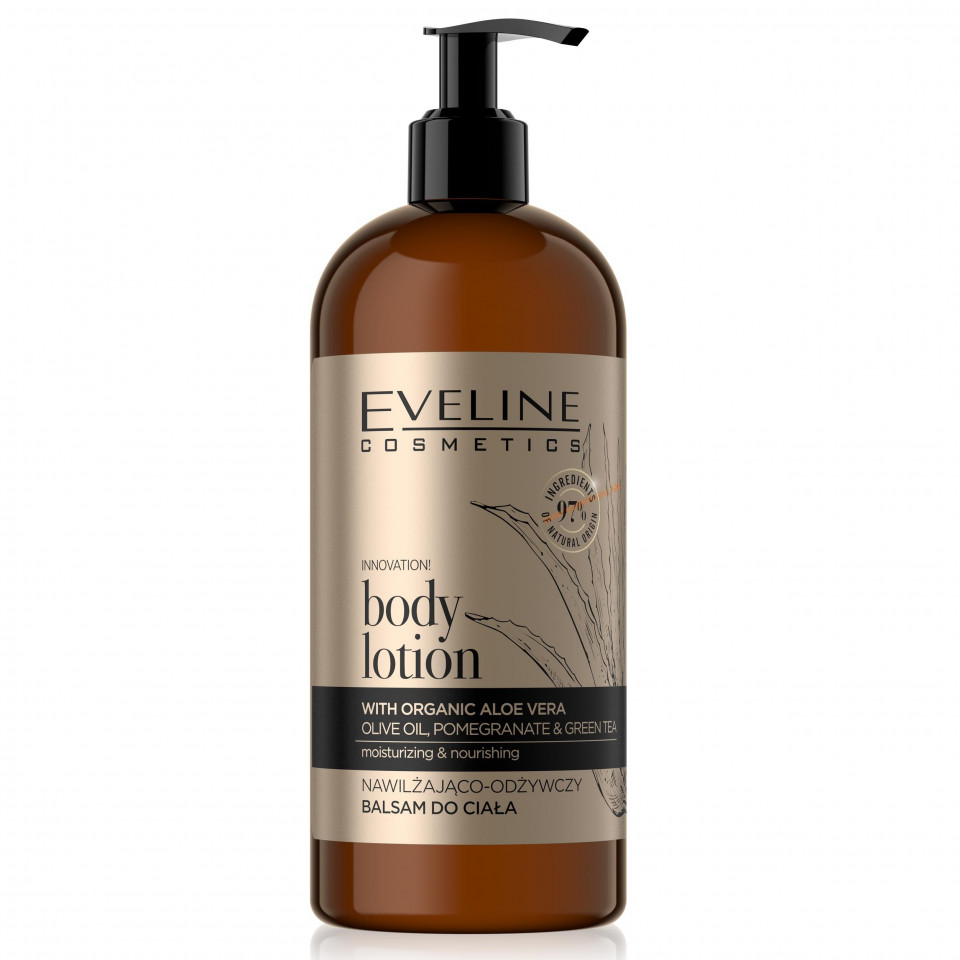 Balsam de corp Eveline Cosmetics Organic Gold (Concentratie: Lotiune de Corp, Gramaj: 500 ml)