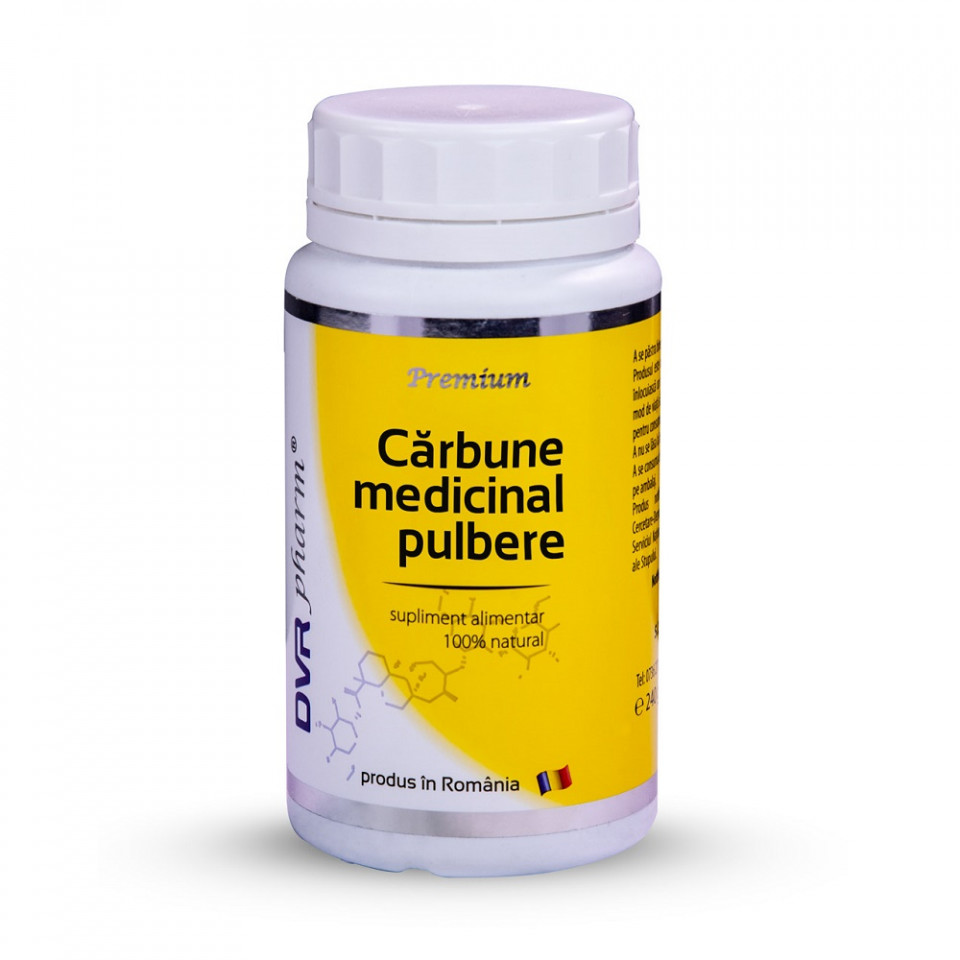 Carbune Medicinal Pulbere 200 gr Dvr Pharm