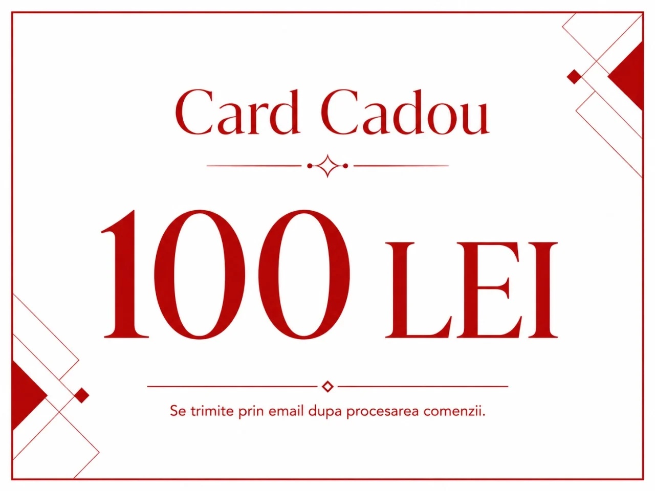 Card Cadou Electronic Hiris 100 Lei - Parfumuri si Cosmetice Premium