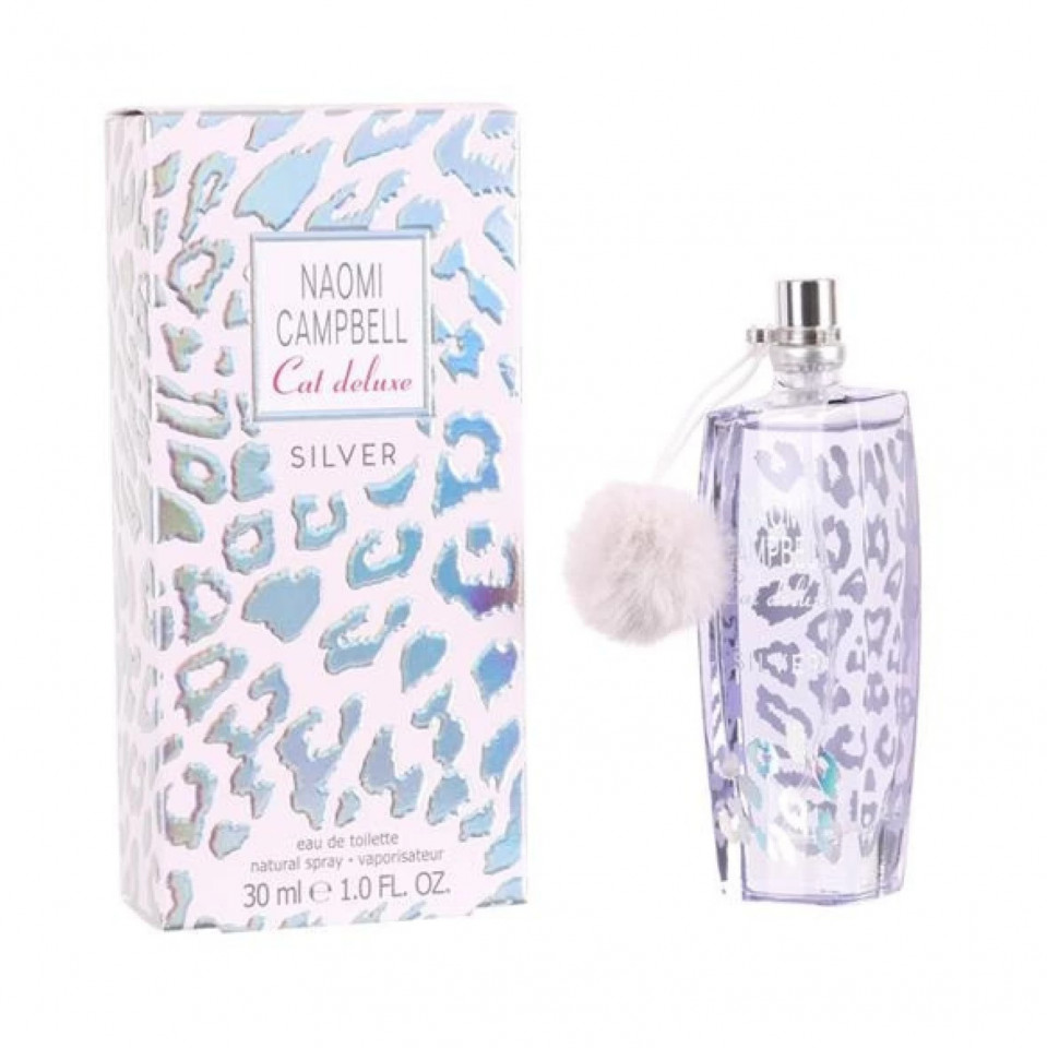 Cat Deluxe Silver Naomi Campbell, Apa de Toaleta, Femei (Concentratie: Apa de Toaleta, Gramaj: 30 ml)