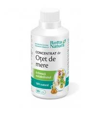 Concentrat de otet de mere - Activeaza metabolismul Rotta Natura (Concentratie: 500 mg, Ambalaj: 90+30 capsule)