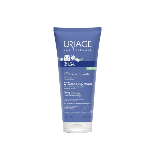 Crema de curatare 2 in 1 pentru copii, Uriage 1er Bebe (Gramaj: 200 ml, Concentratie: Crema pentru c