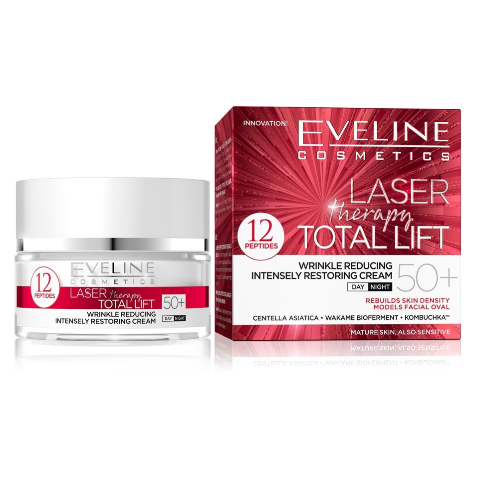 Crema de fata Eveline Cosmetics Laser Therapy Total Lift 50+ (Concentratie: Crema pentru fata, Grama