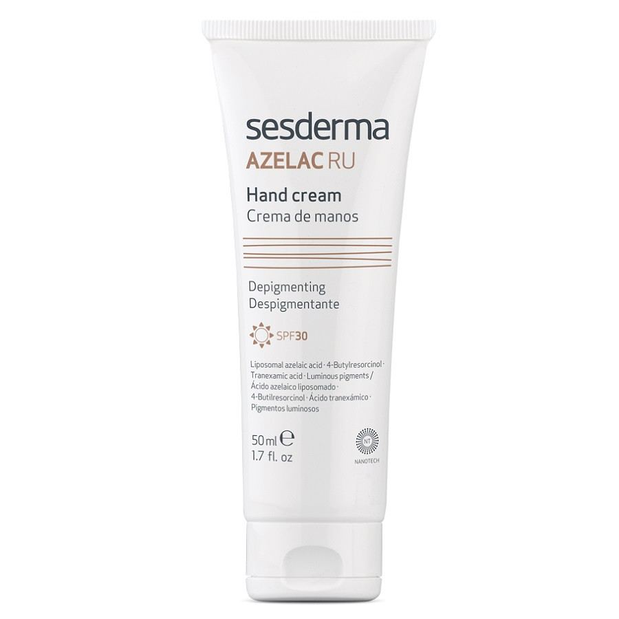 Crema depigmentanta pentru maini cu SPF 30 Azelac RU, Sesderma (Concentratie: Crema de maini, Gramaj: 50 ml)