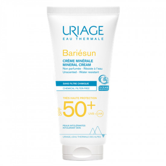 Crema minerala protectie solara SPF50+ Bariesun Uriage (Concentratie: Protectie solara, Gramaj: 100 